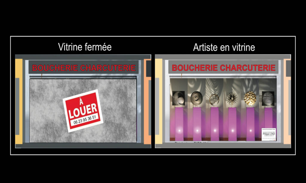 L’art en vitrine : une lueur d’espoir dans les quartiers désertés