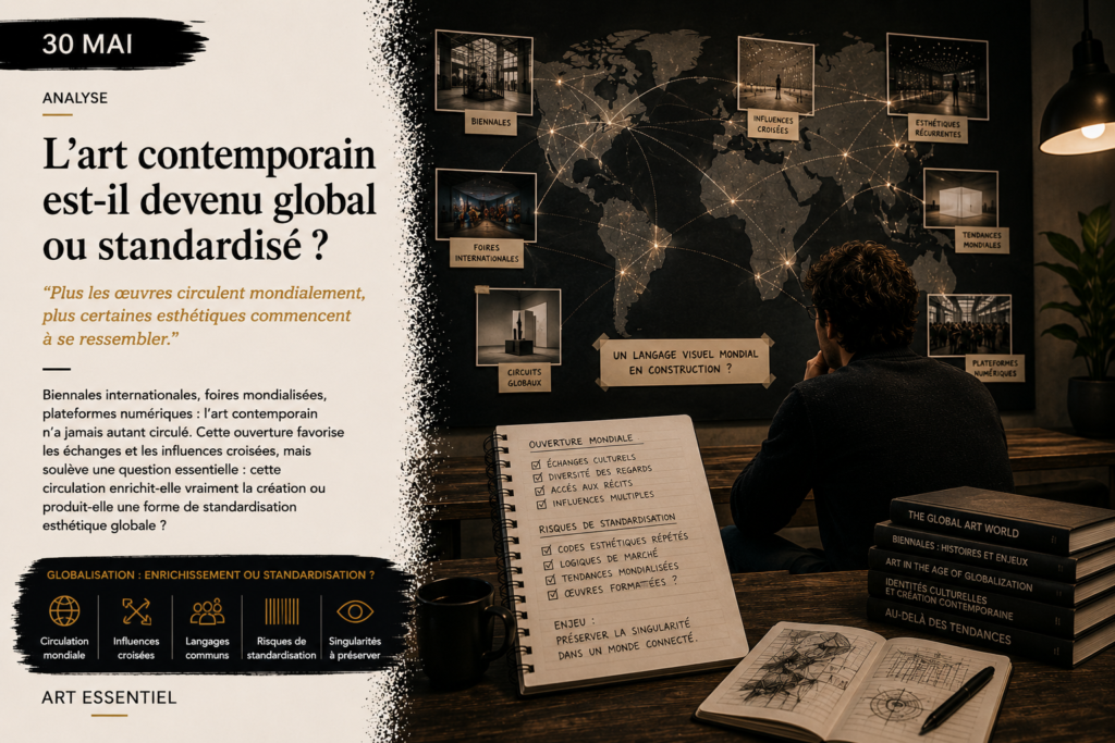 L’art contemporain est-il devenu global ou standardisé ?