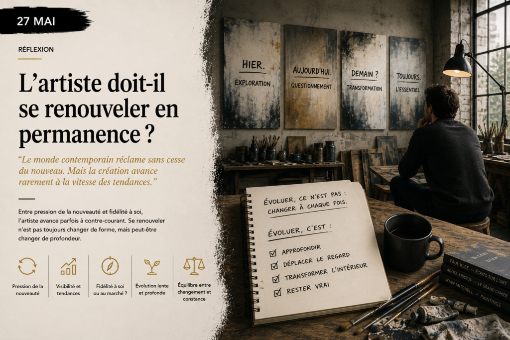 L’artiste doit-il se renouveler en permanence ?