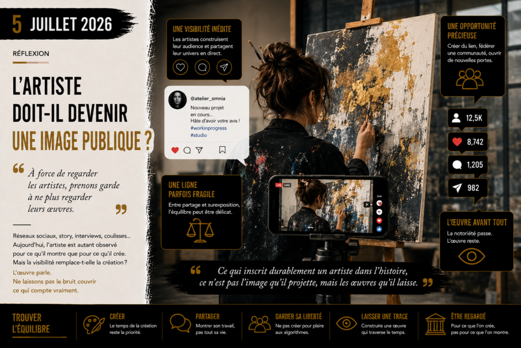 L’artiste doit-il devenir une image publique ?