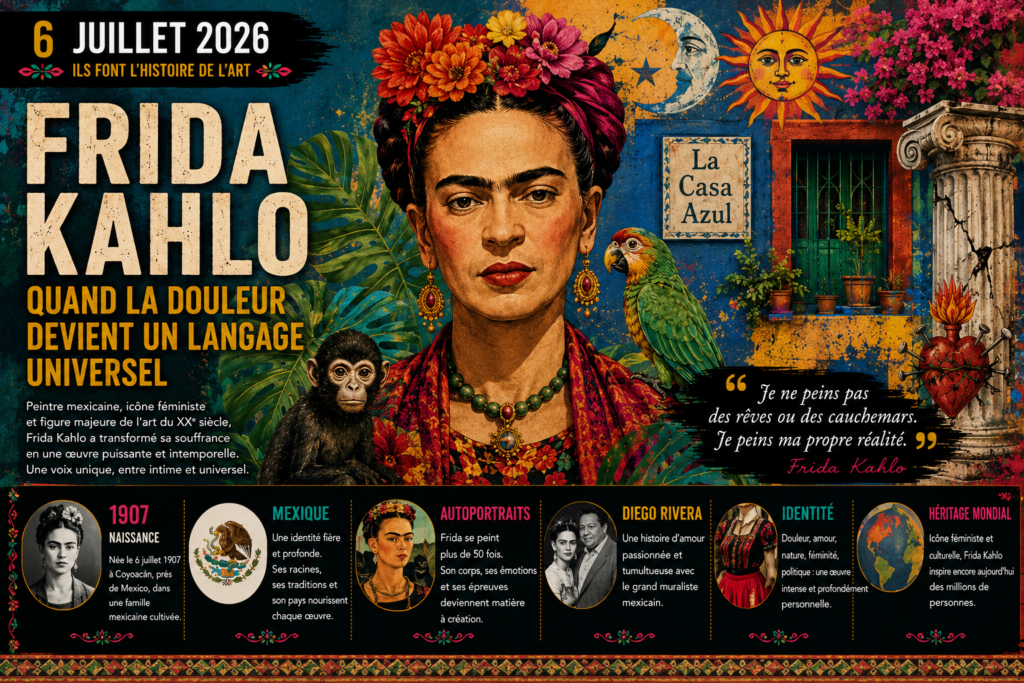 Frida Kahlo : quand la douleur devient un langage universel