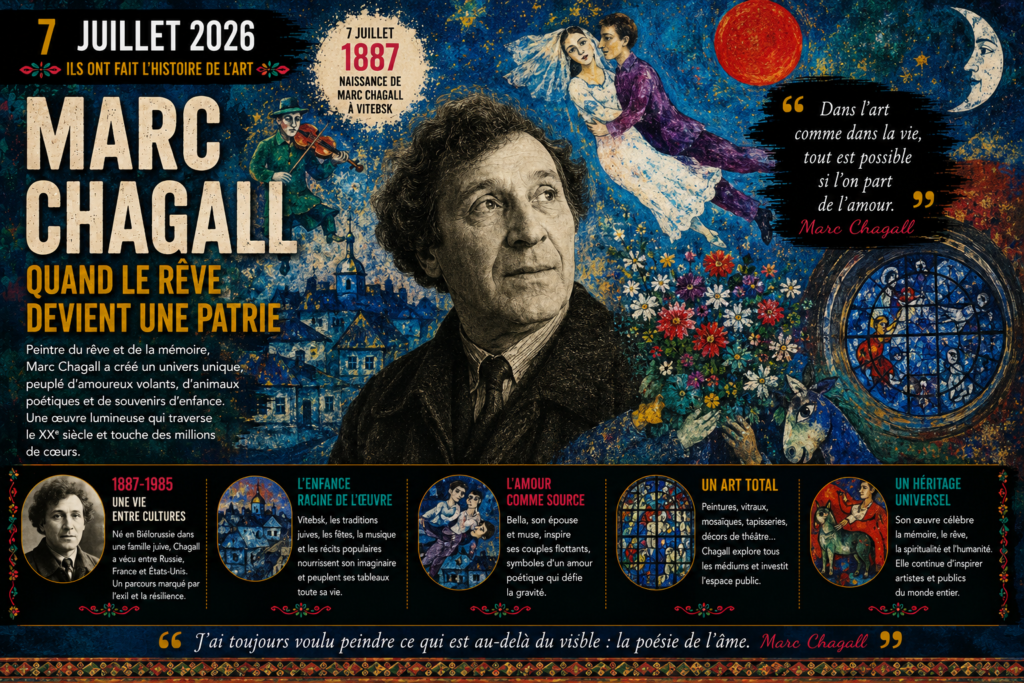 Marc Chagall : quand le rêve devient une patrie
