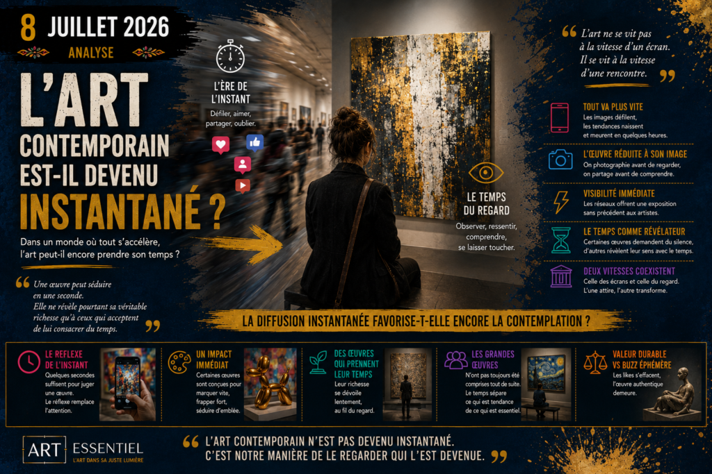 L’art contemporain est-il devenu instantané ?