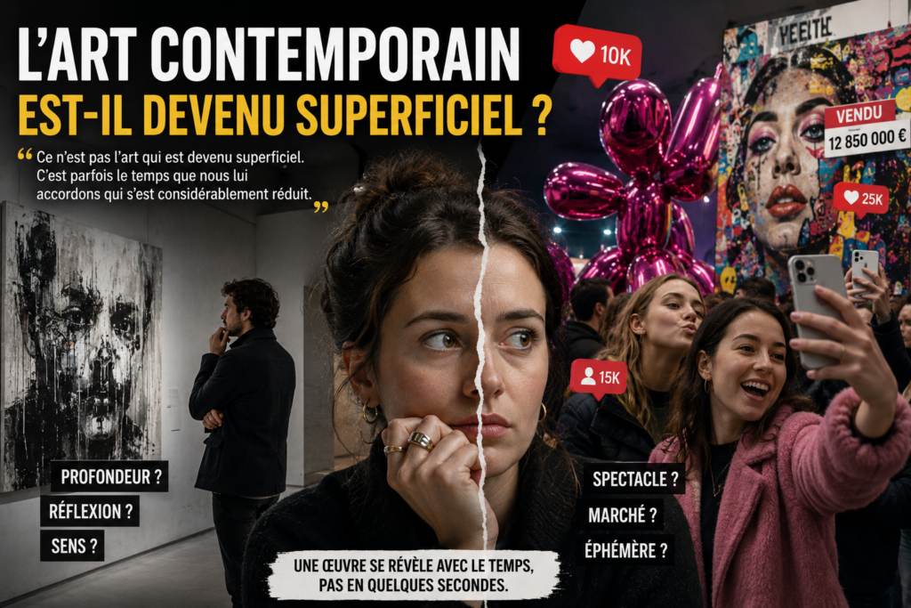 L’art contemporain est-il devenu superficiel ?