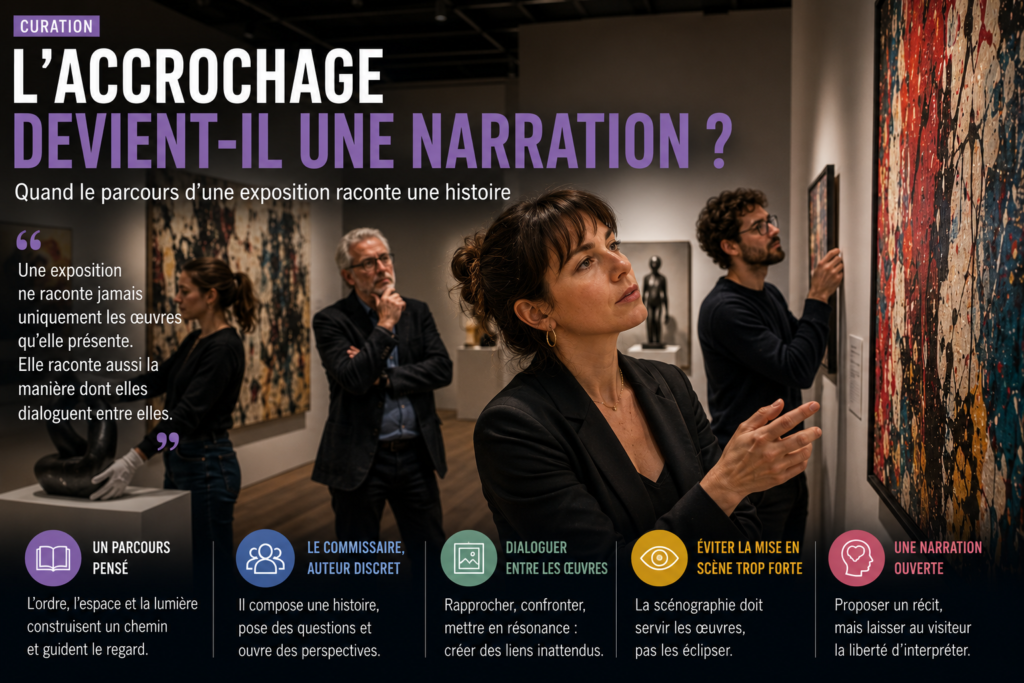 L’accrochage devient-il une narration ?