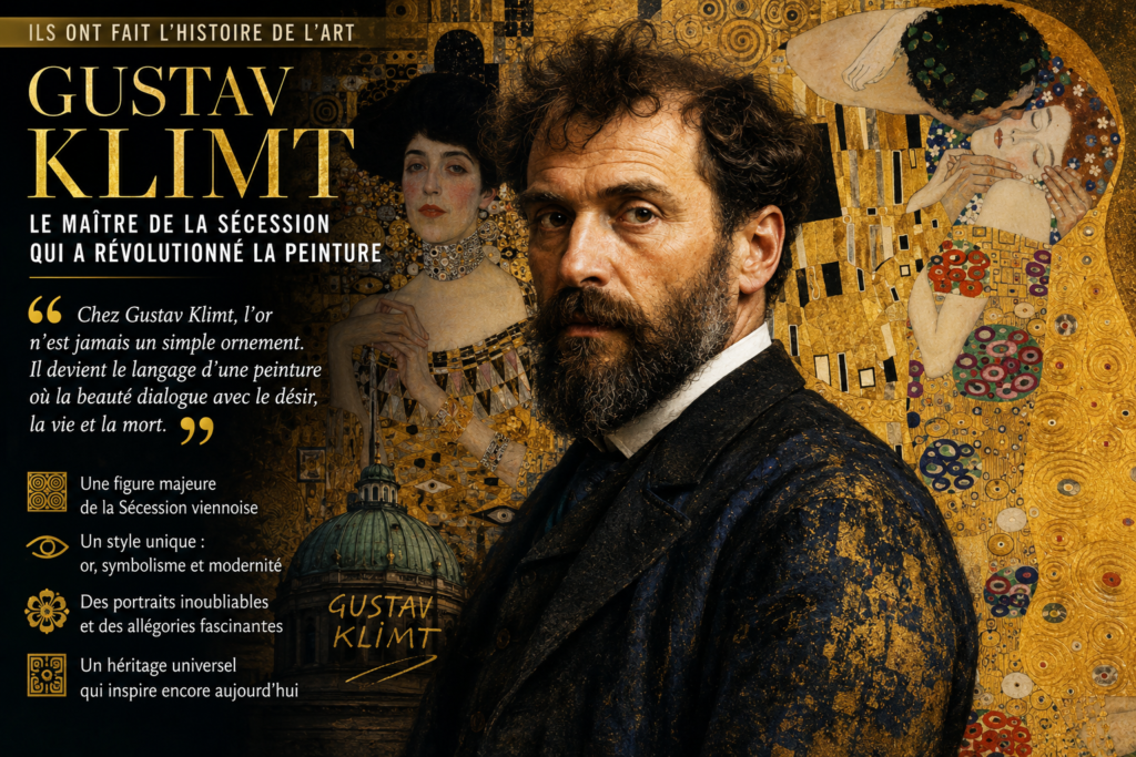 Ils ont fait l’histoire de l’art : Gustav Klimt, le peintre qui fit entrer l’or dans la modernité