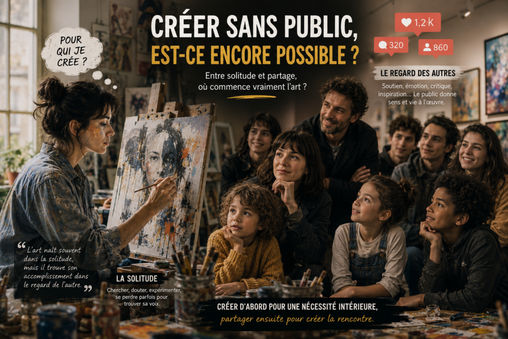 Créer sans public, est-ce encore possible ?