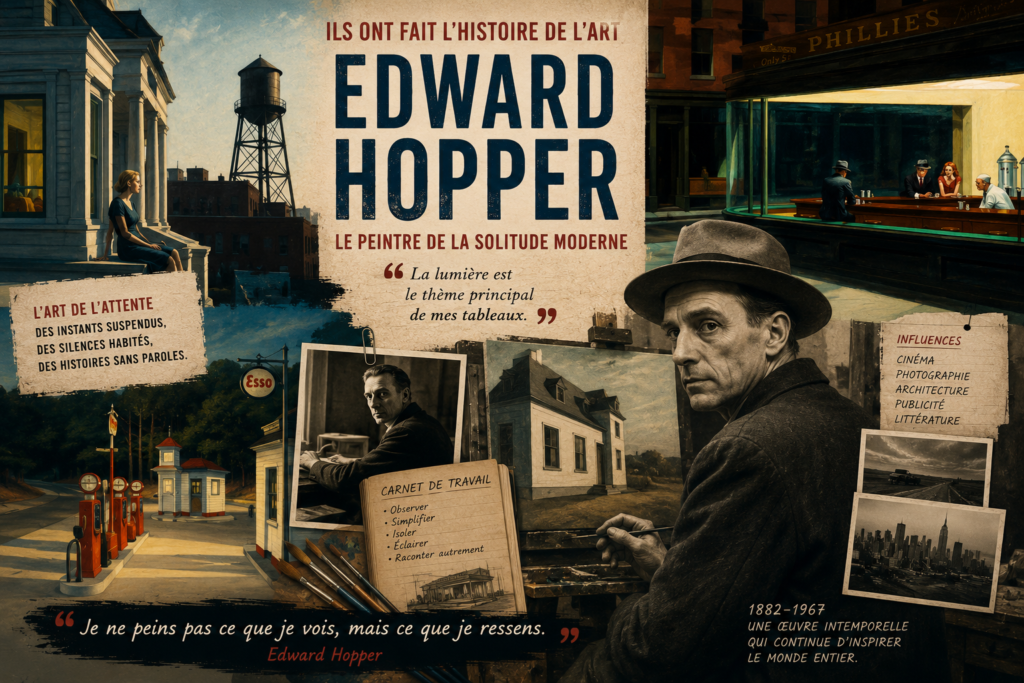 Ils ont fait l’histoire de l’art : Edward Hopper, le peintre de la solitude moderne
