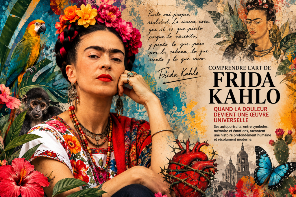 Comprendre l’art de Frida Kahlo : quand la douleur devient une œuvre universelle