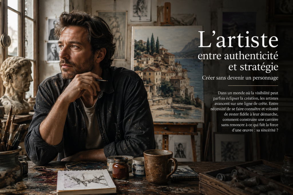 L’artiste entre authenticité et stratégie : créer sans devenir un personnage