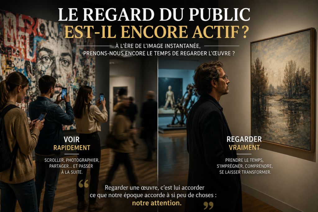 Le regard du public est-il encore actif ?