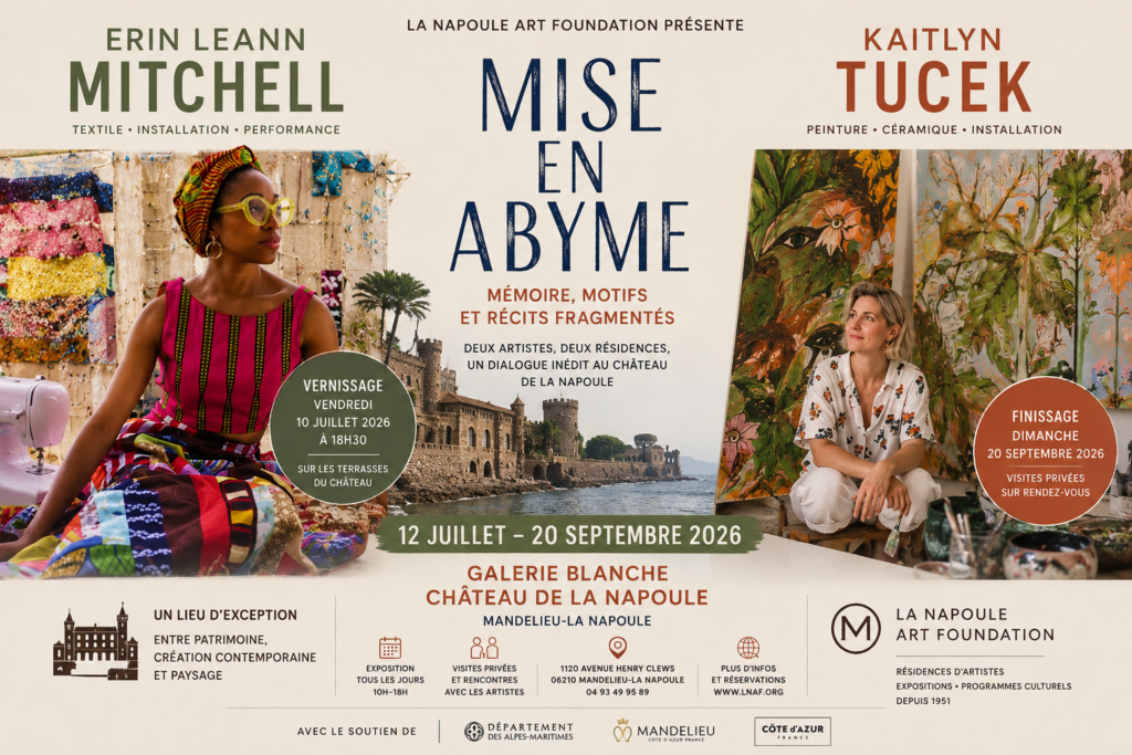 Mise en abyme : quand deux artistes transforment le Château de La Napoule en laboratoire de mémoire