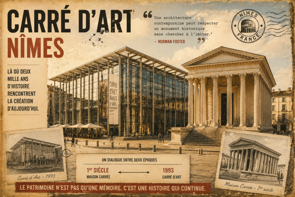 Carré d’Art : peut-on construire contemporain face à deux mille ans d’histoire ?