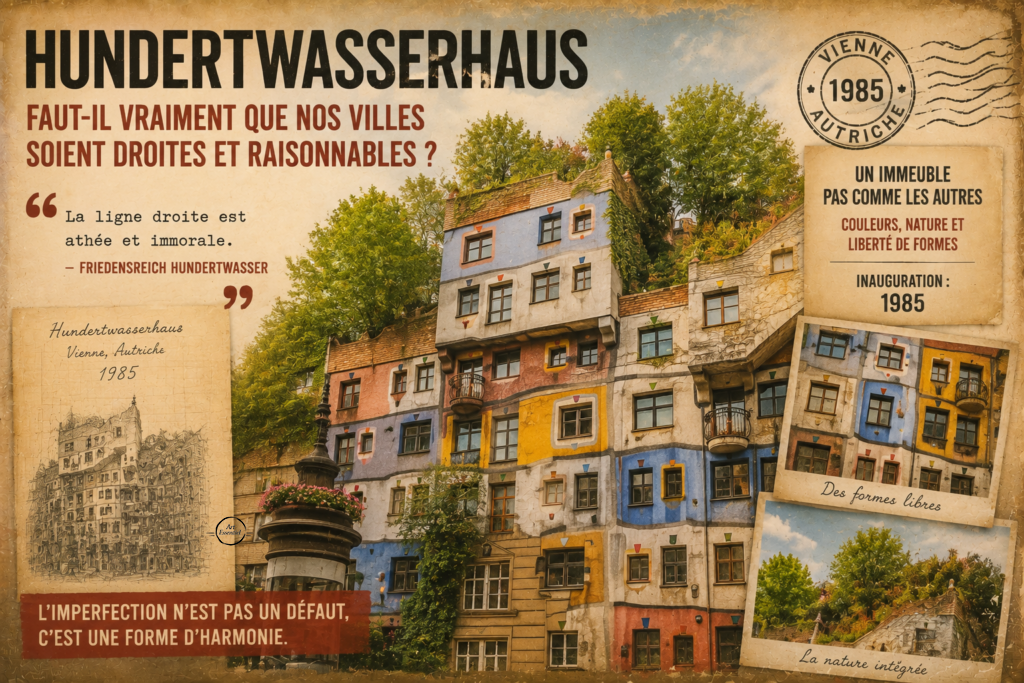 Hundertwasserhaus : faut-il vraiment que nos villes soient droites et raisonnables ?