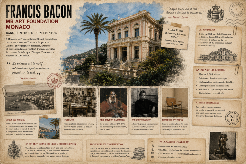 Francis Bacon à Monaco : la fondation qui explore l’intimité d’un peintre