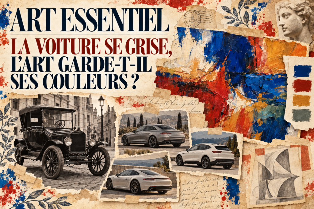La voiture se grise, l’art garde-t-il ses couleurs ?